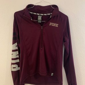 Pink half zip